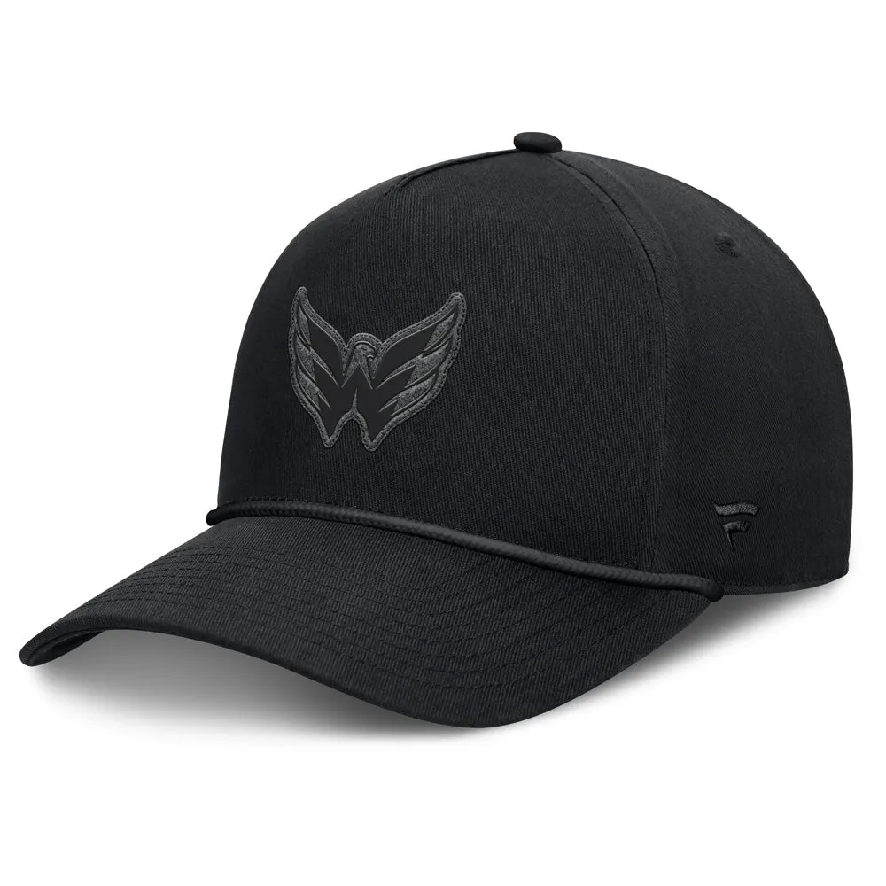 Fanatics Washington Capitals A-Frame Black Snapback Hat sold by Pro Hockey Life