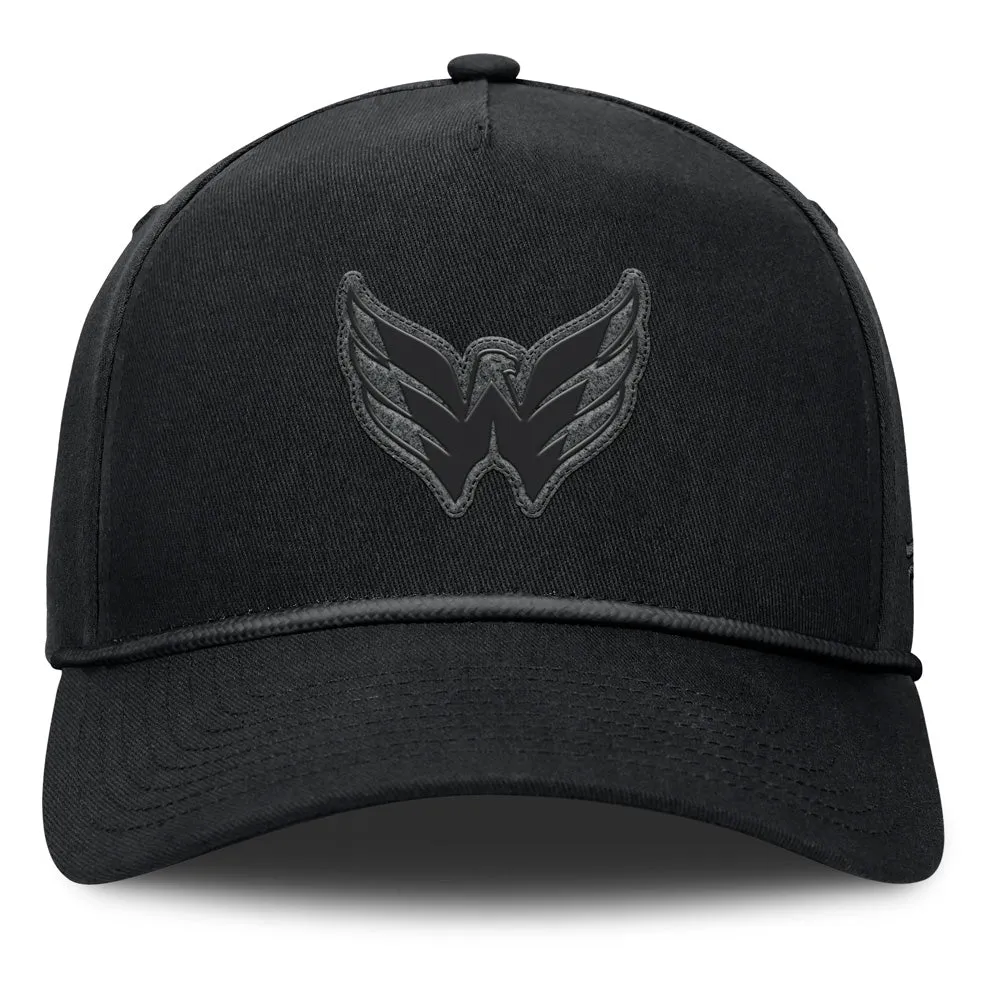 Fanatics Washington Capitals A-Frame Black Snapback Hat sold by Pro Hockey Life product image thumbnail 2