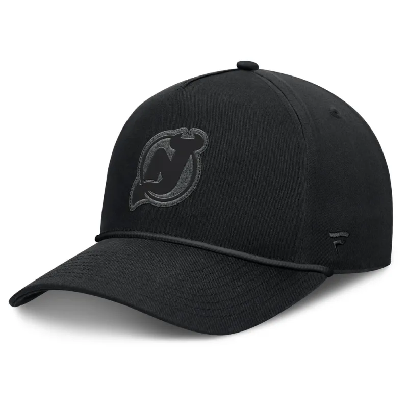Fanatics New Jersey Devils A-Frame Black Snapback Hat made by Fanatics