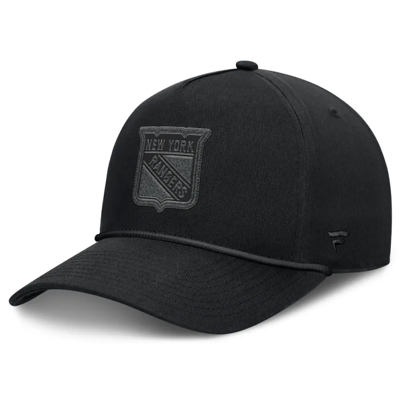 Fanatics New York Rangers A-Frame Black Snapback Hat made by Fanatics