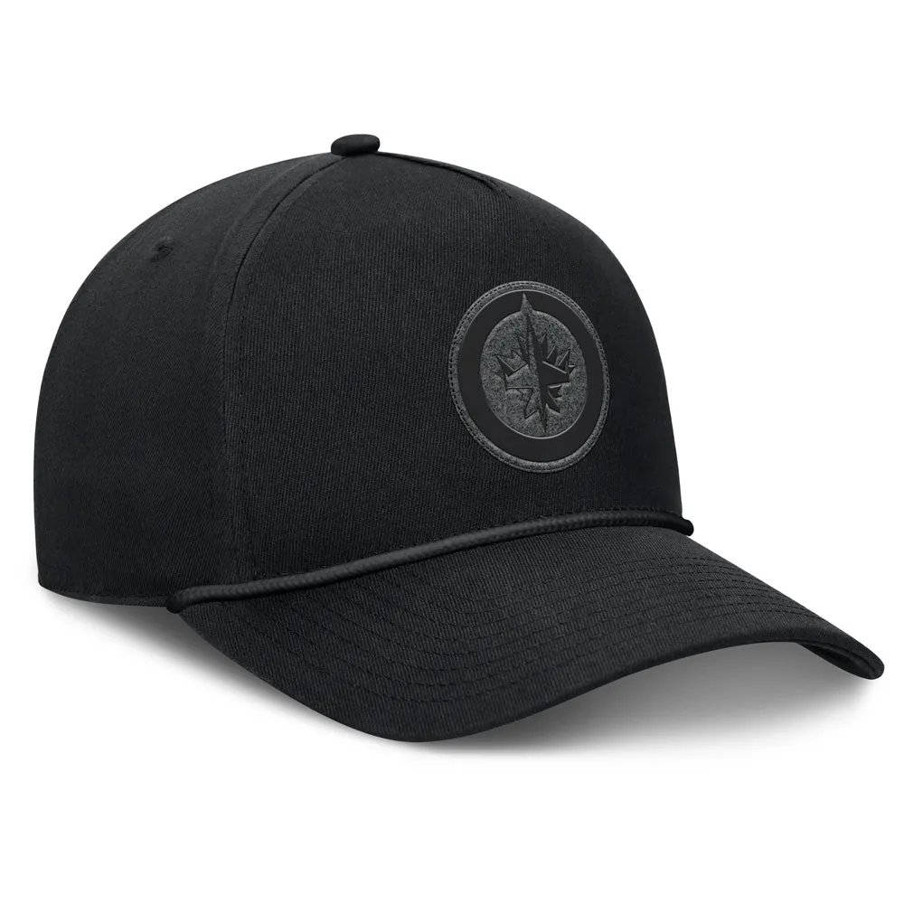 Fanatics Winnipeg Jets A-Frame Black Snapback Hat sold by Pro Hockey Life product image thumbnail 3