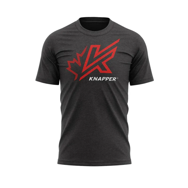 Knapper Canada Men's Grey T Shirt made by Pro Hockey Life
