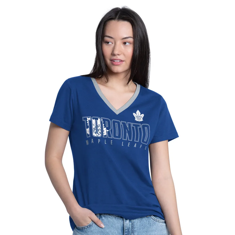 Starter Toronto Maple Leafs Best Team Women's Blue T Shirt sold by Pro Hockey Life