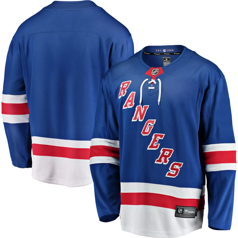 New York Rangers Breakaway Home Jersey Blue sold by Pro Hockey Life product image thumbnail 3