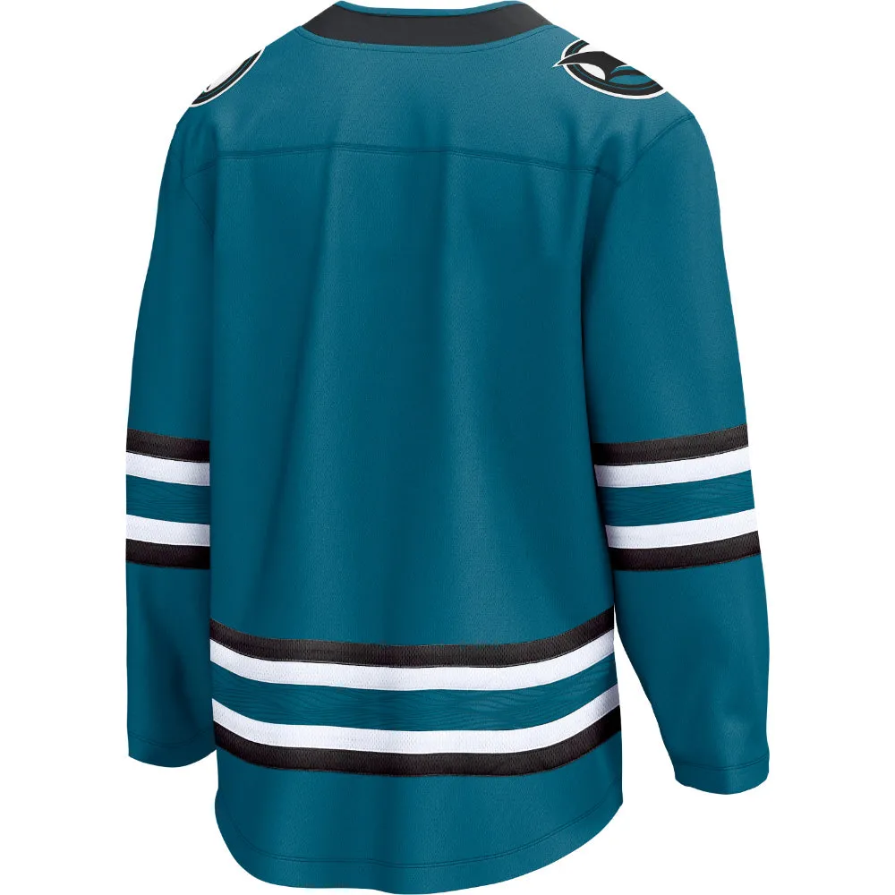 San Jose Sharks Breakaway Home Jersey Teal sold by Pro Hockey Life product image thumbnail 2