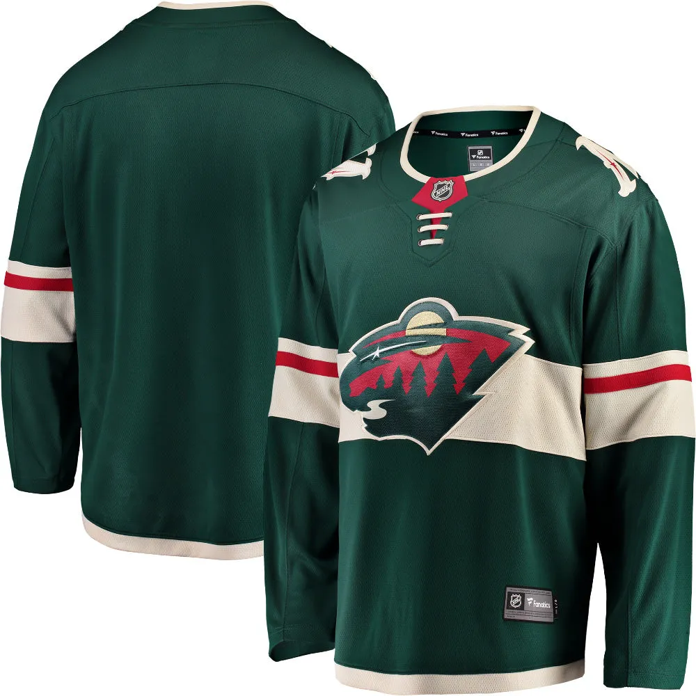 Minnesota Wild Breakaway Home Jersey Green sold by Pro Hockey Life product image thumbnail 3