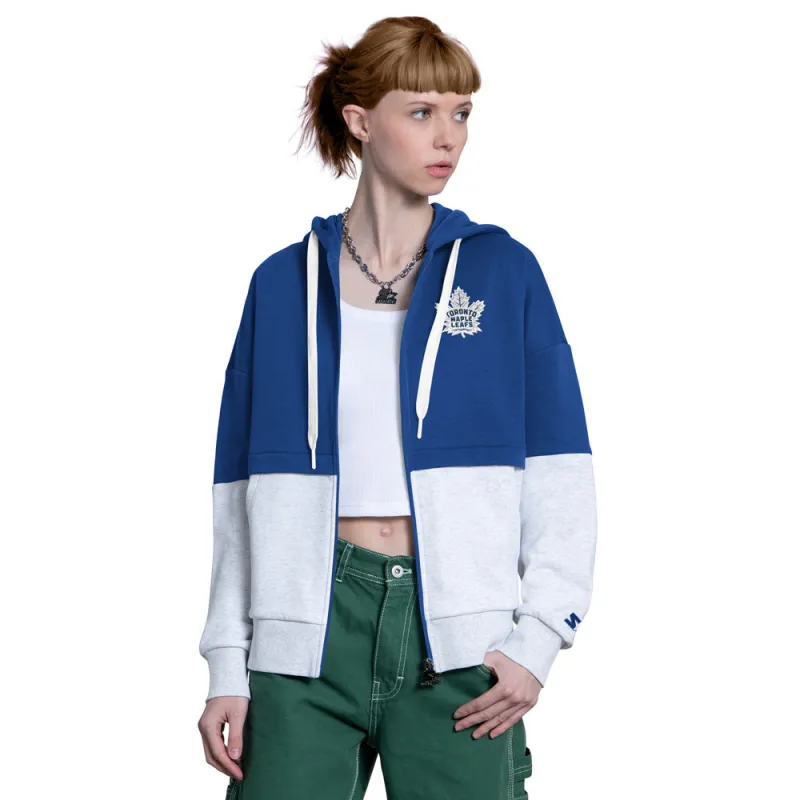 Starter Toronto Maple Leafs Wishbone Women's Blue Hoodie made by Starter
