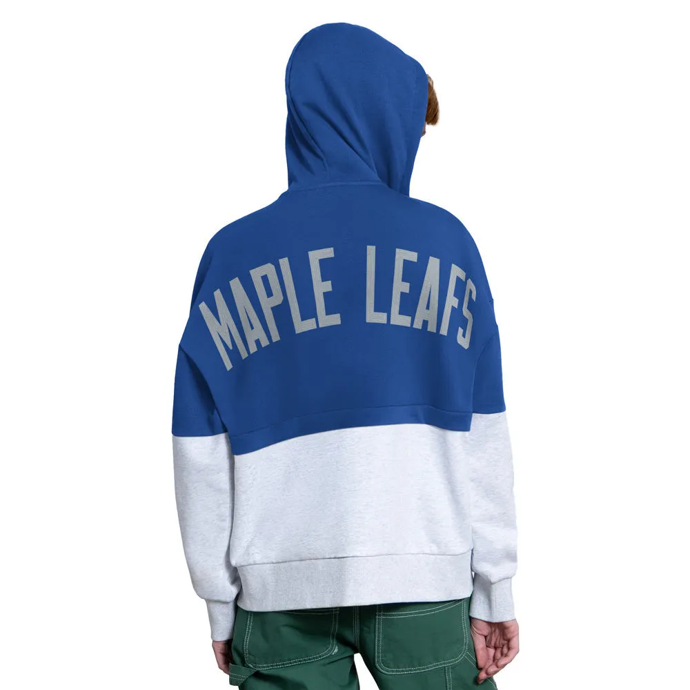 Starter Toronto Maple Leafs Wishbone Women's Blue Hoodie sold by Pro Hockey Life product image thumbnail 2