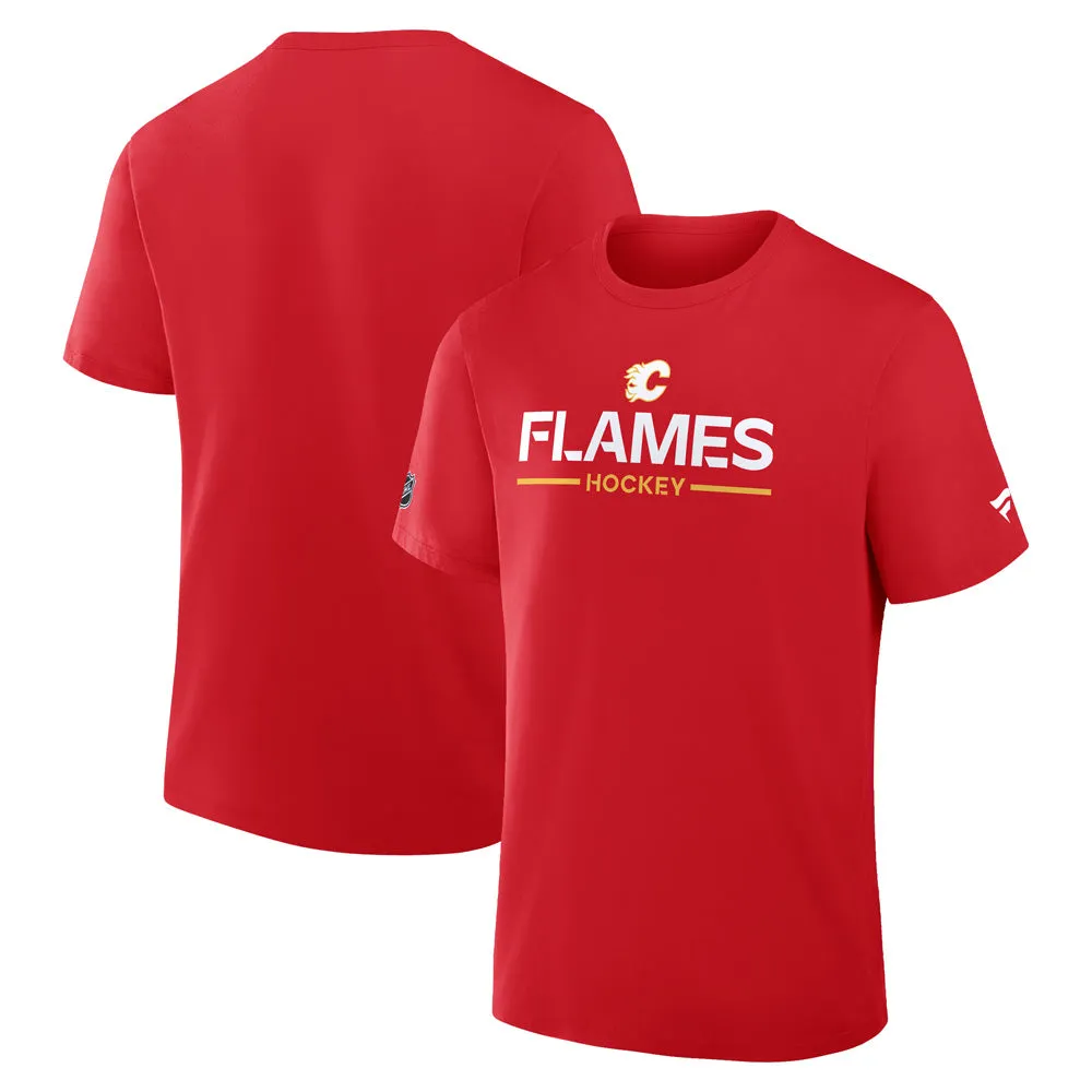 Calgary Flames Primary Cotton Short Sleeve T-Shirt Red sold by Pro Hockey Life product image thumbnail 2