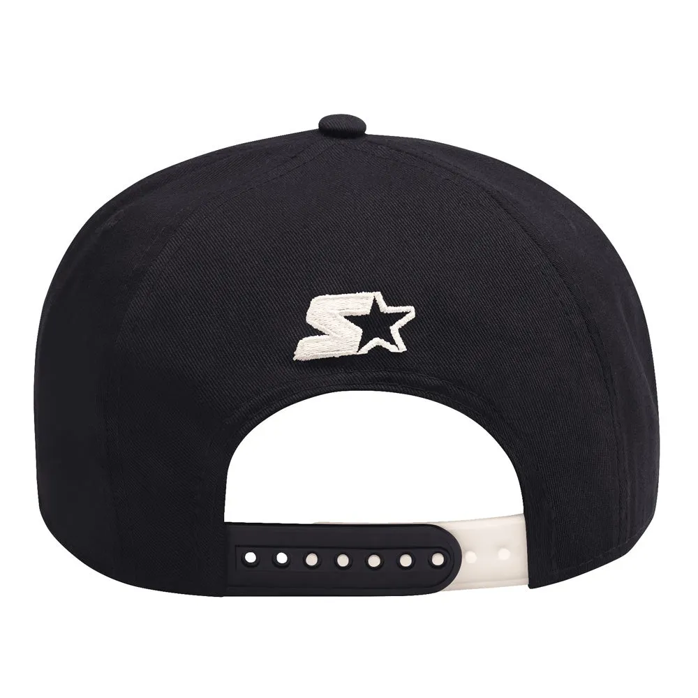 Starter Calgary Flames Offset Black Snapback Hat sold by Pro Hockey Life product image thumbnail 4
