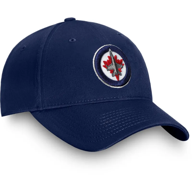 Winnipeg Jets Primary Logo Hat Athletic Navy made by Fanatics