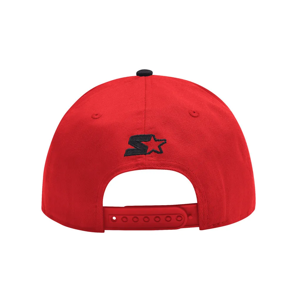Starter Calgary Flames Locker Room Red Snapback Hat sold by Pro Hockey Life product image thumbnail 4