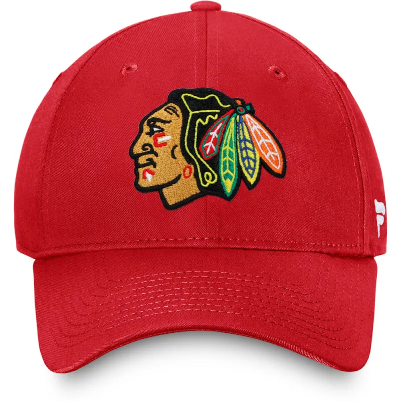 Chicago Blackhawks Primary Logo Hat Athletic Red made by Fanatics