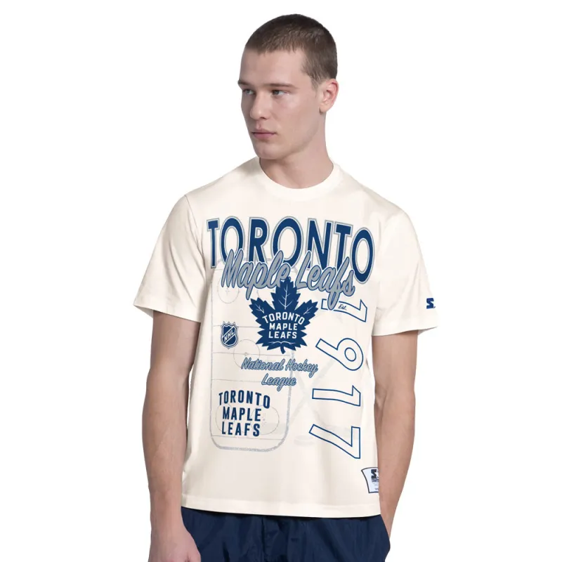 Starter Toronto Maple Leafs Wild Card White T Shirt made by Starter