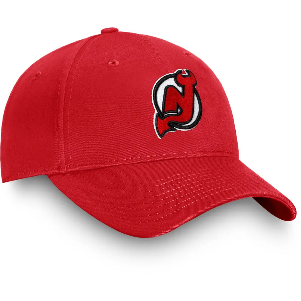 New Jersey Devils Primary Logo Hat Athletic Red sold by Pro Hockey Life product image thumbnail 2