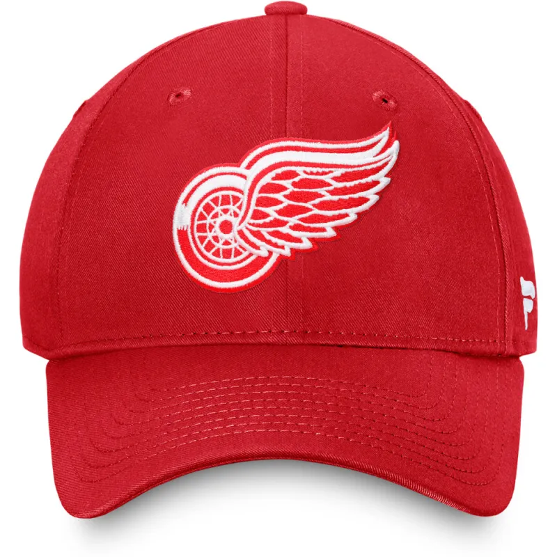 Detroit Red Wings Primary Logo Hat Athletic Red made by Fanatics
