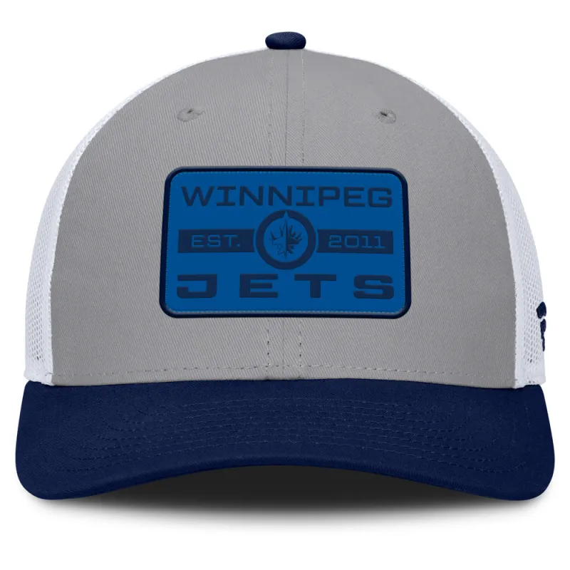 Winnipeg Jets Midcrown Meshback Hat made by Fanatics