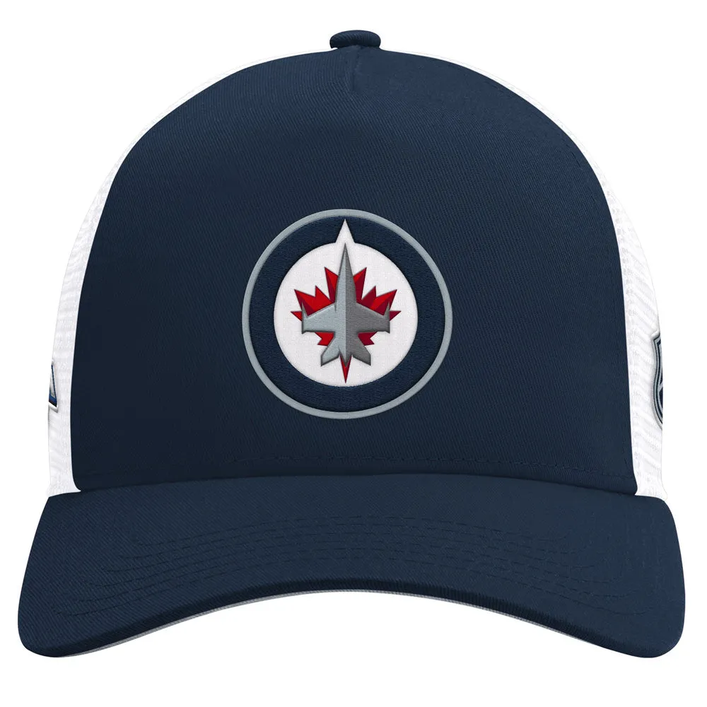 Starter Winnipeg Jets Team Trailer Navy Snapback Hat sold by Pro Hockey Life product image thumbnail 2