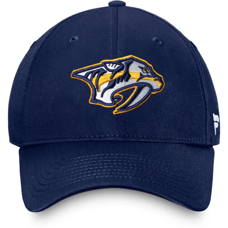 Nashville Predators Primary Logo Hat Athletic Navy made by Fanatics