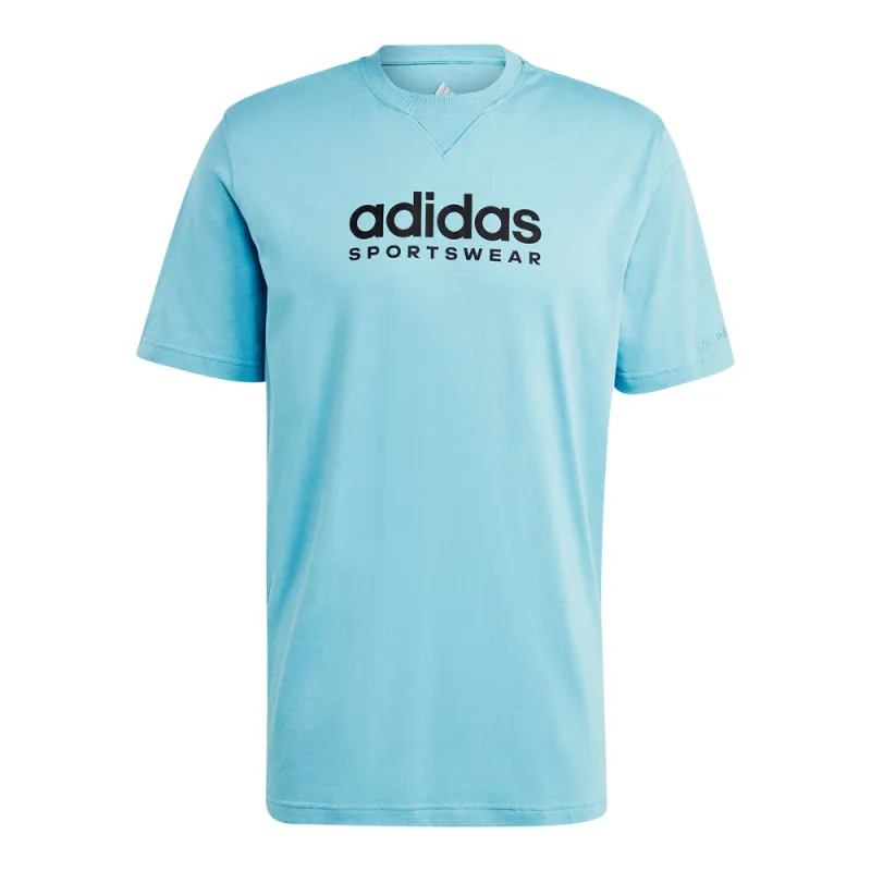 Adidas All Szn Men's Preloved Blue T Shirt made by Adidas