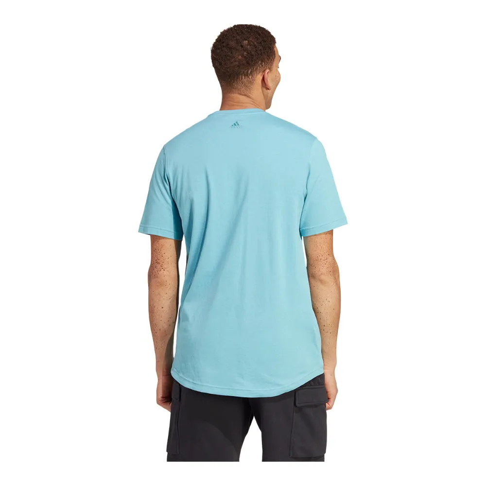Adidas All Szn Men's Preloved Blue T Shirt sold by Pro Hockey Life product image thumbnail 3