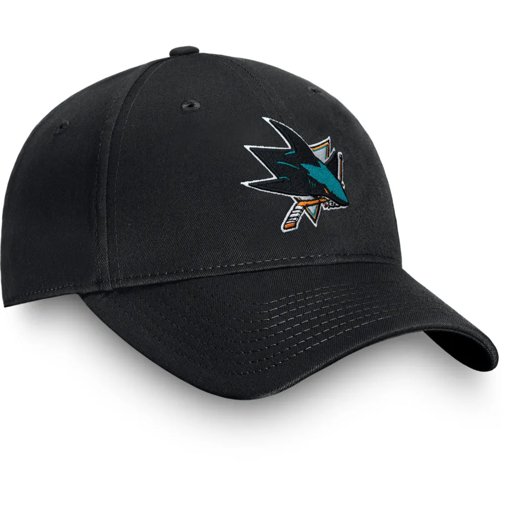 San Jose Sharks Primary Logo Hat Black sold by Pro Hockey Life product image thumbnail 2