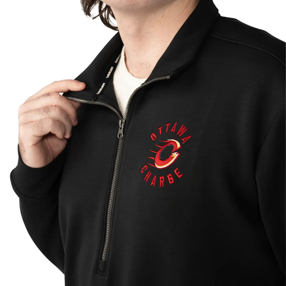 PWHL Ottawa Charge Envoy Half-Zip Sweater sold by Pro Hockey Life product image thumbnail 3