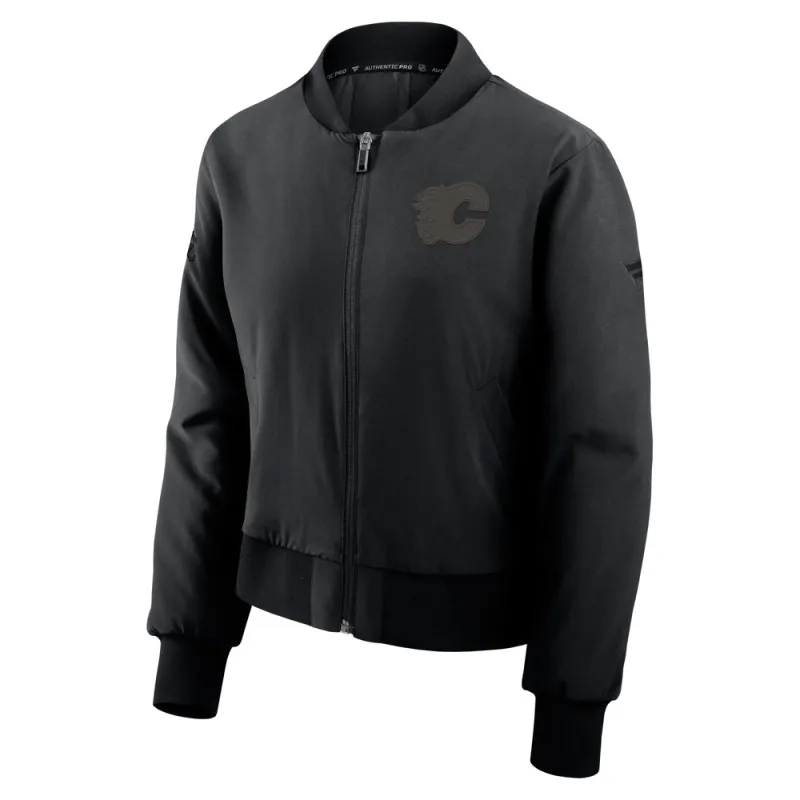 Women's Calgary Flames Road Bomber Jacket made by Fanatics
