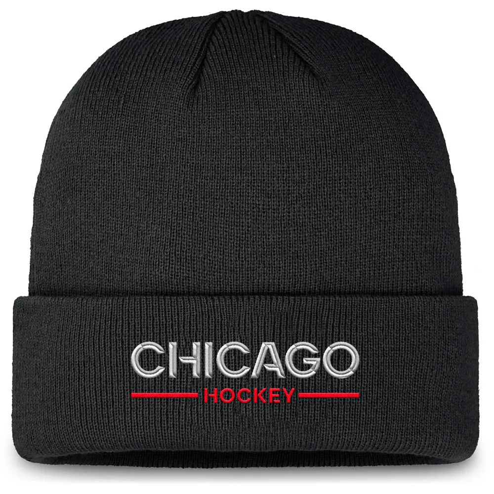 Chicago Blackhawks Rink 4 Cuffed Beanie sold by Pro Hockey Life