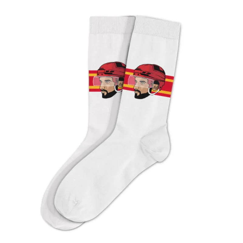 Major League Socks Calgary Flames Nazem Kadri Socks made by Pro Hockey Life