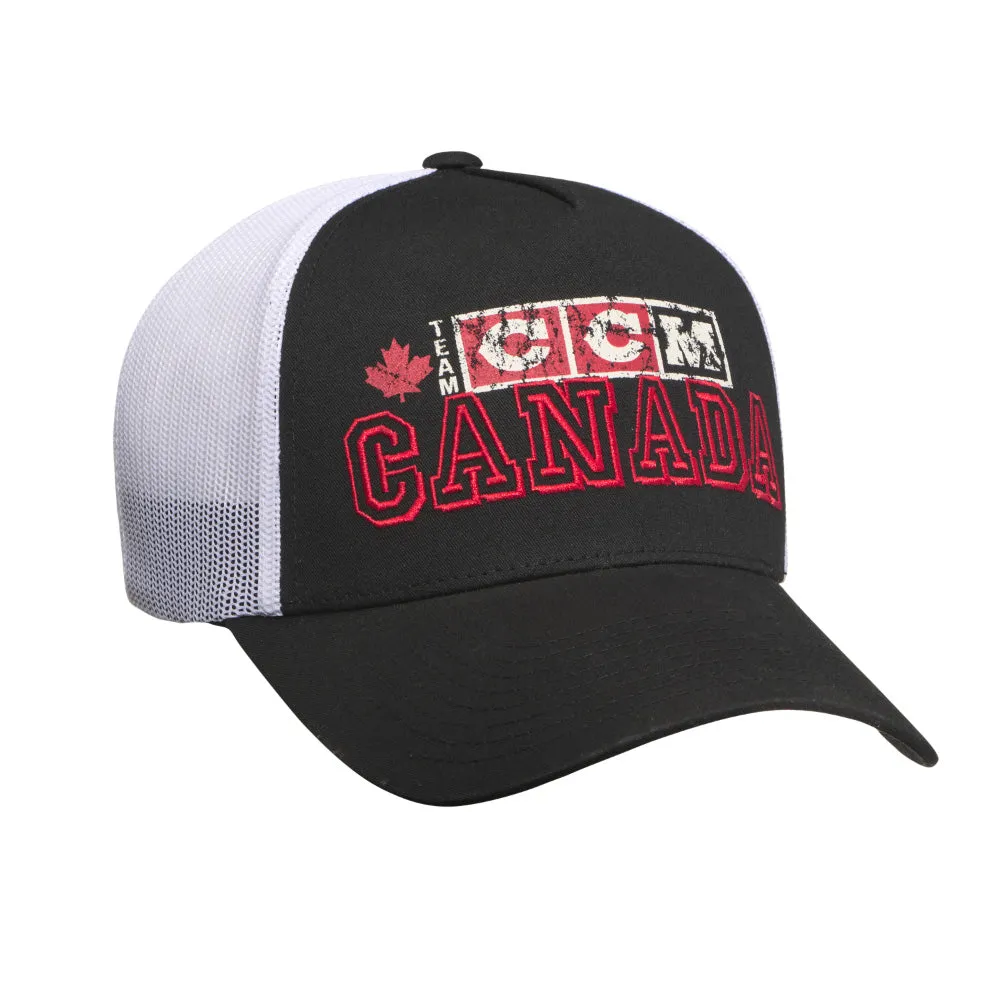 CCM Country Collection Canada Meshback Trucker Hat sold by Pro Hockey Life product image thumbnail 2