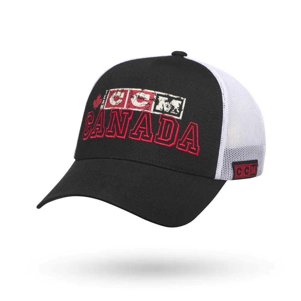 CCM Country Collection Canada Meshback Trucker Hat sold by Pro Hockey Life