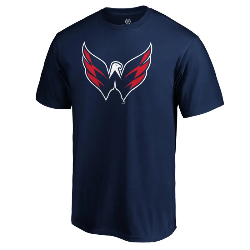 Fanatics Washington Capitals Primary Logo Men's Navy T Shirt made by Fanatics