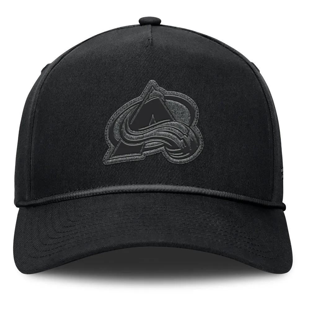 Fanatics Colorado Avalanche A-Frame Black Snapback Hat sold by Pro Hockey Life product image thumbnail 2