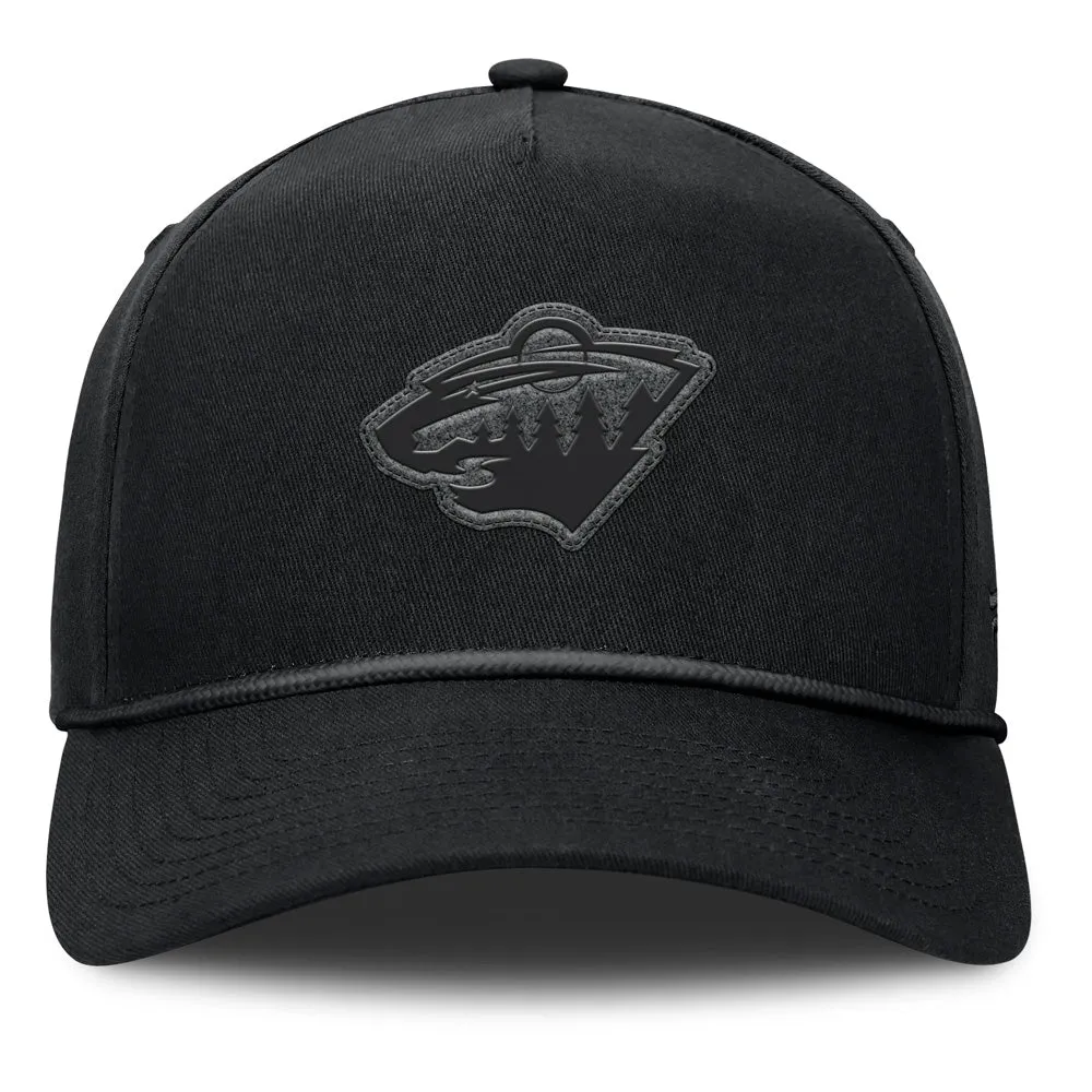 Fanatics Minnesota Wild A-Frame Black Snapback Hat sold by Pro Hockey Life product image thumbnail 2