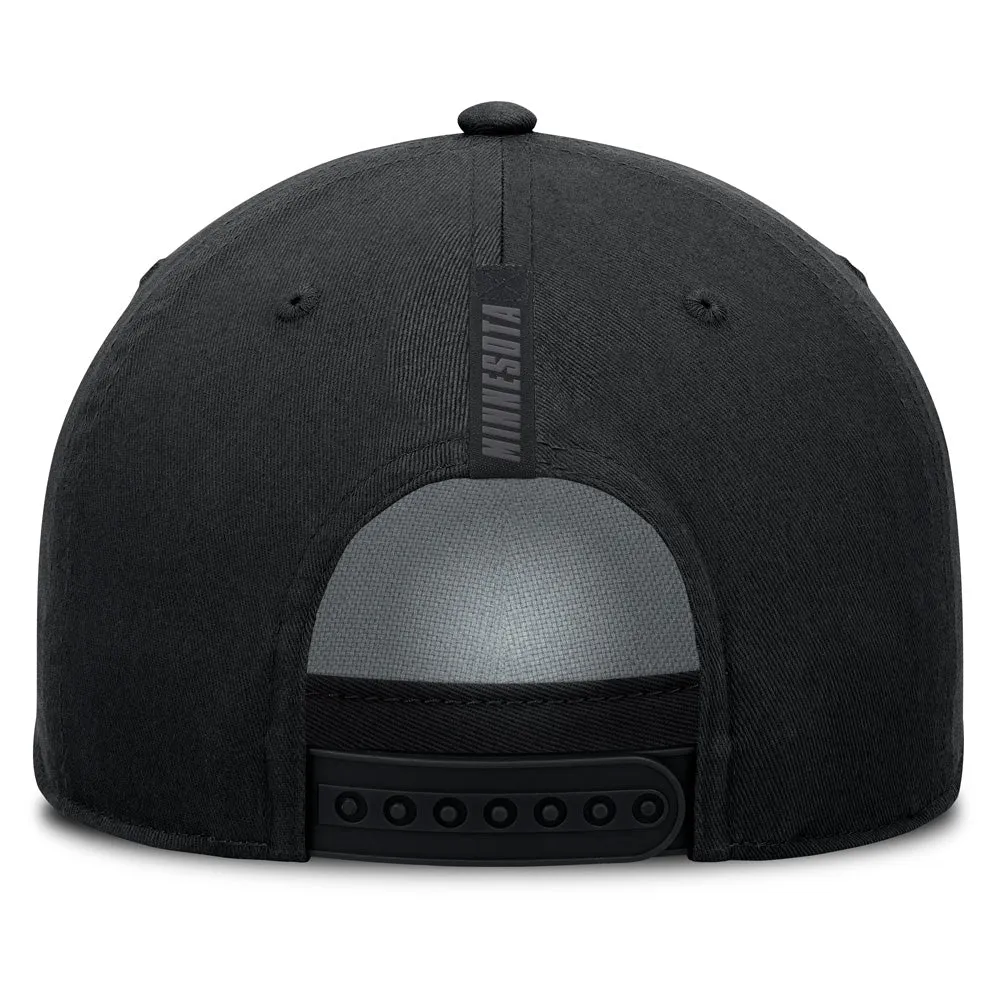 Fanatics Minnesota Wild A-Frame Black Snapback Hat sold by Pro Hockey Life product image thumbnail 4