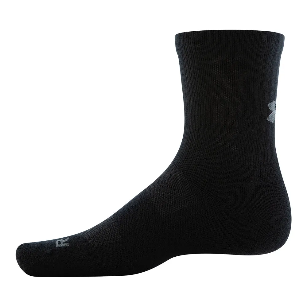 Under Armour 3Maker Men's Black Mid Crew Socks - 3 Pack sold by Pro Hockey Life product image thumbnail 3