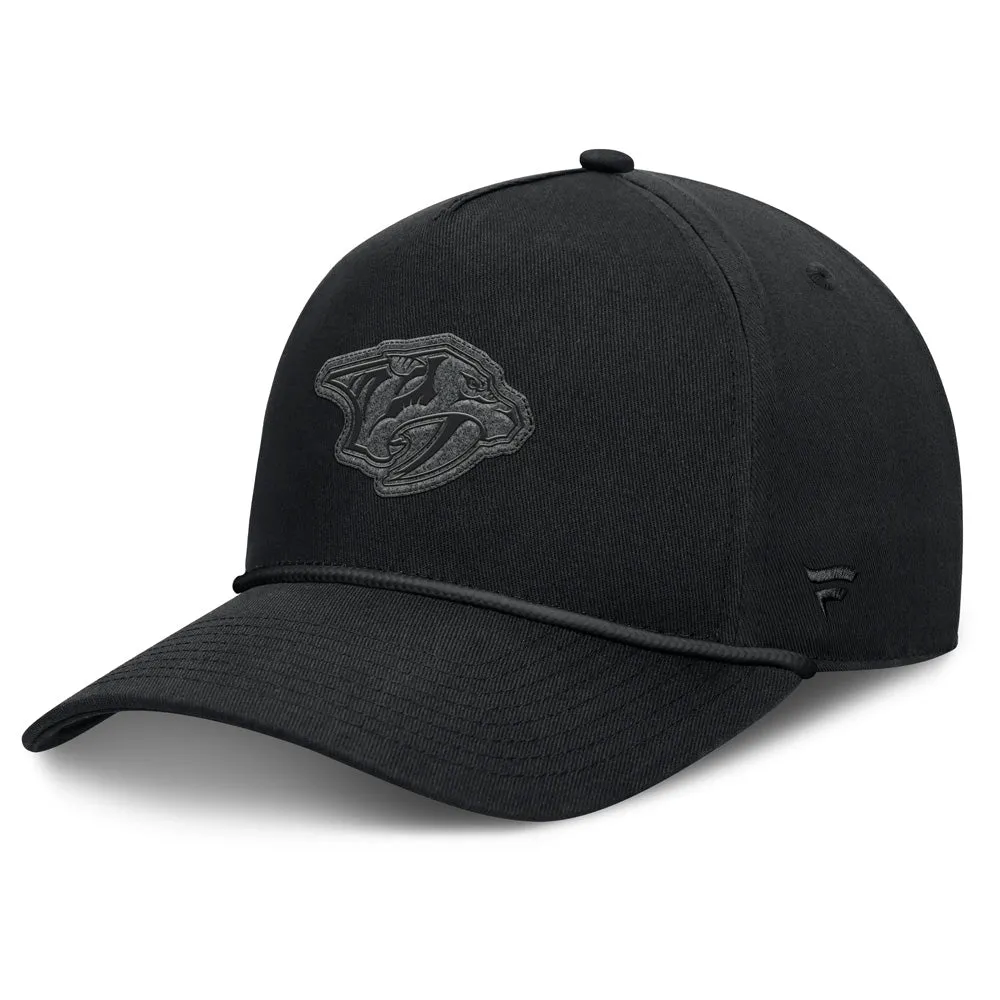 Fanatics Nashville Predators A-Frame Black Snapback Hat sold by Pro Hockey Life