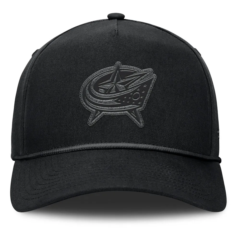 Fanatics Columbus Blue Jackets A-Frame Black Snapback Hat sold by Pro Hockey Life product image thumbnail 2