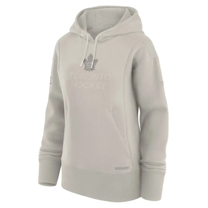 Women's Toronto Maple Leafs Pro Road Cotton Fleece Pullover Hoodie made by Fanatics