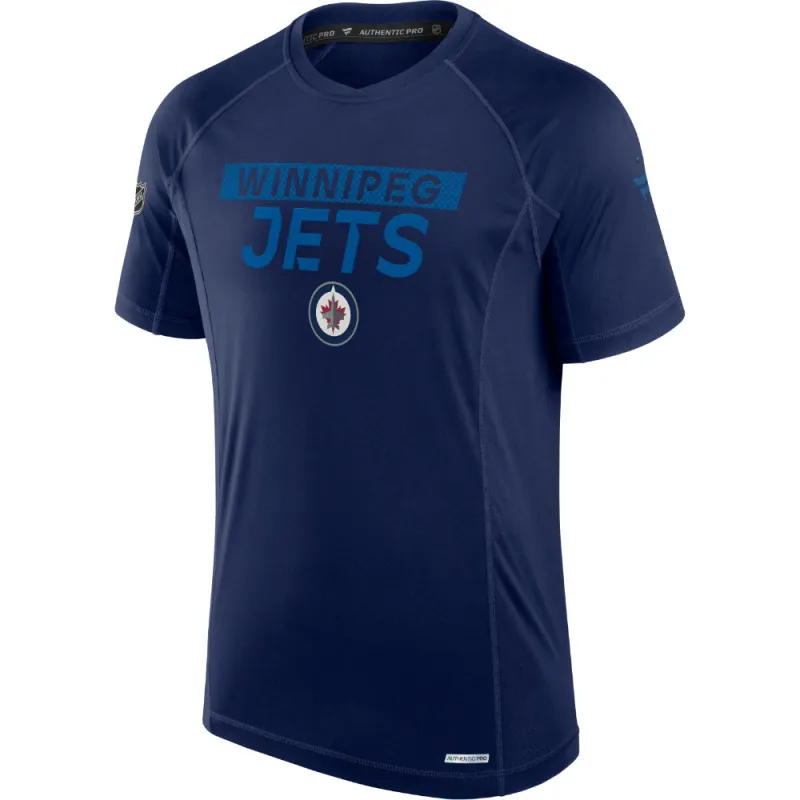 Winnipeg Jets Pro Rink Tech Short Sleeve T-Shirt made by Fanatics