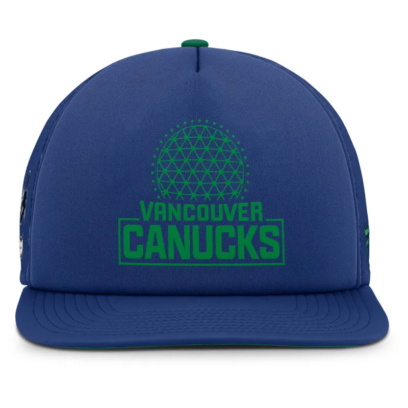Vancouver Canucks Flatbrim Snapback Hat made by Fanatics