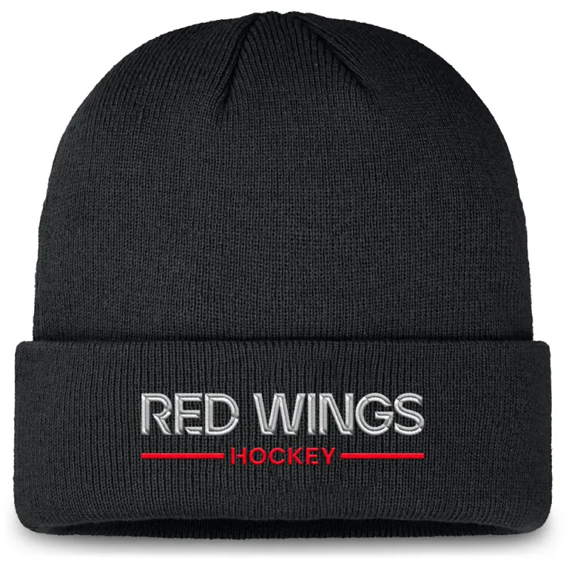 Detroit Red Wings Rink 4 Cuffed Beanie made by Fanatics