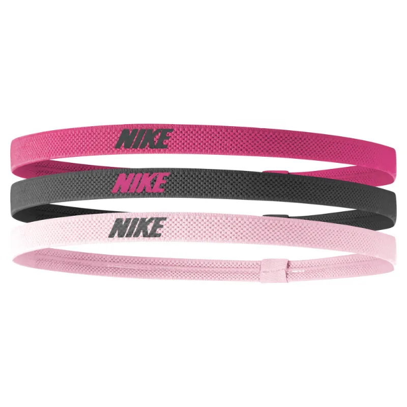 Nike Elastic Headbands 2.0 3-Pack Pink made by Nike