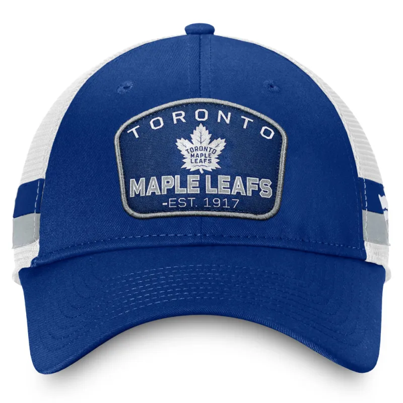 Toronto Maple Leafs Fundamental Trucker Snapback Hat made by Fanatics