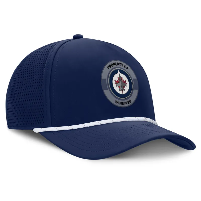 Winnipeg Jets Rink 1 Adjustable 5 Panel Rope Hat made by Fanatics