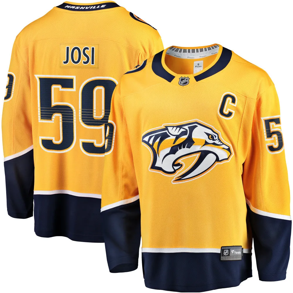 Nashville Predators Roman Josi Breakaway Home Jersey sold by Pro Hockey Life product image thumbnail 2