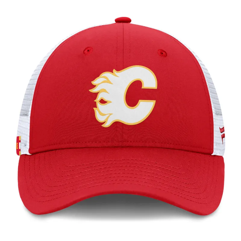 Calgary Flames Adjustable Snapback Hat made by Fanatics