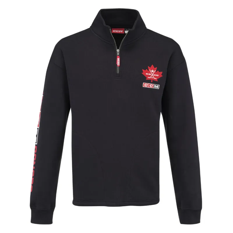 CCM Country Collection Quarter Zip Crewneck made by CCM