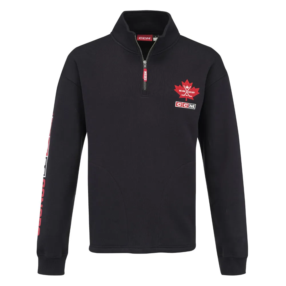 CCM Country Collection Quarter Zip Crewneck sold by Pro Hockey Life